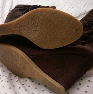 Coach Shoes - Coach Dollie wedge boots Coach Shoes - Coach Dollie wedge boots